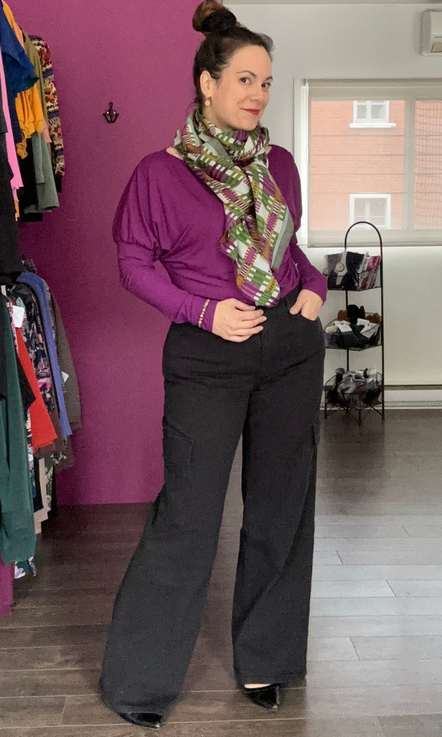 Haut asymétrique froncé | Salomé (Pinkmuchacha)