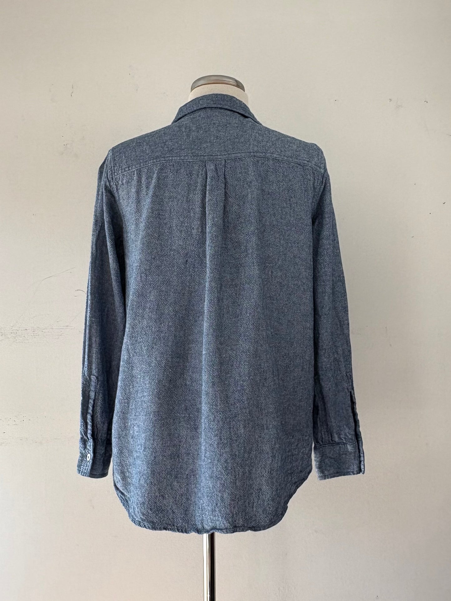 Chemise bleue, manche longue | CHEB-18 (M)