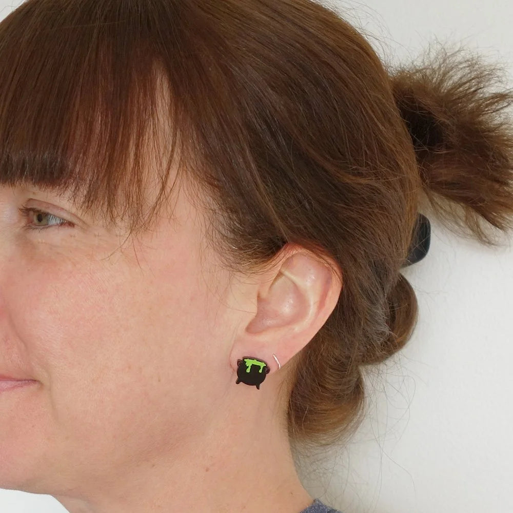Boucles d'oreilles Chaudron| Lil1077 | Créations Lilipop