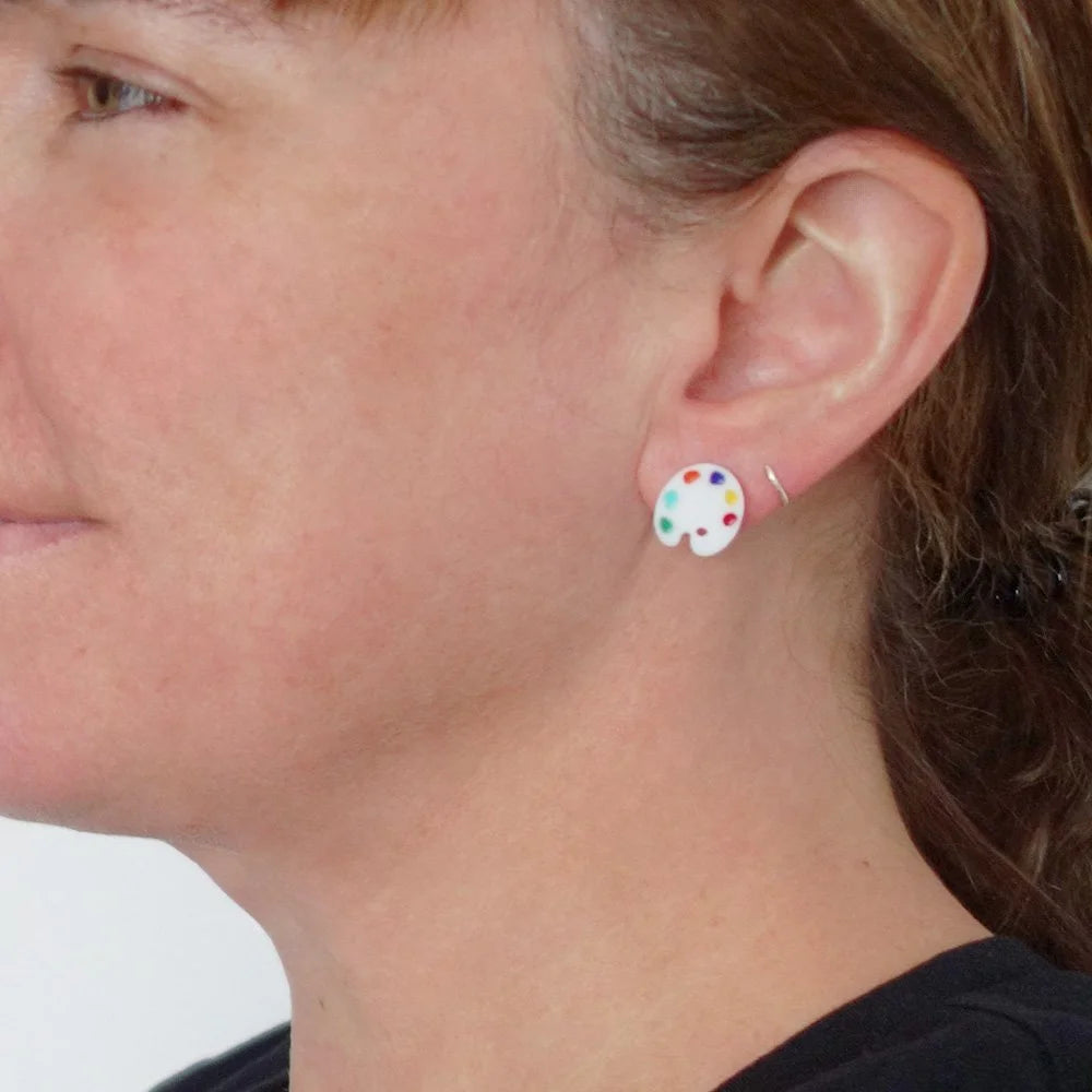 Boucles d'oreilles Palette de Peinture| Lili0639| Créations Lilipop