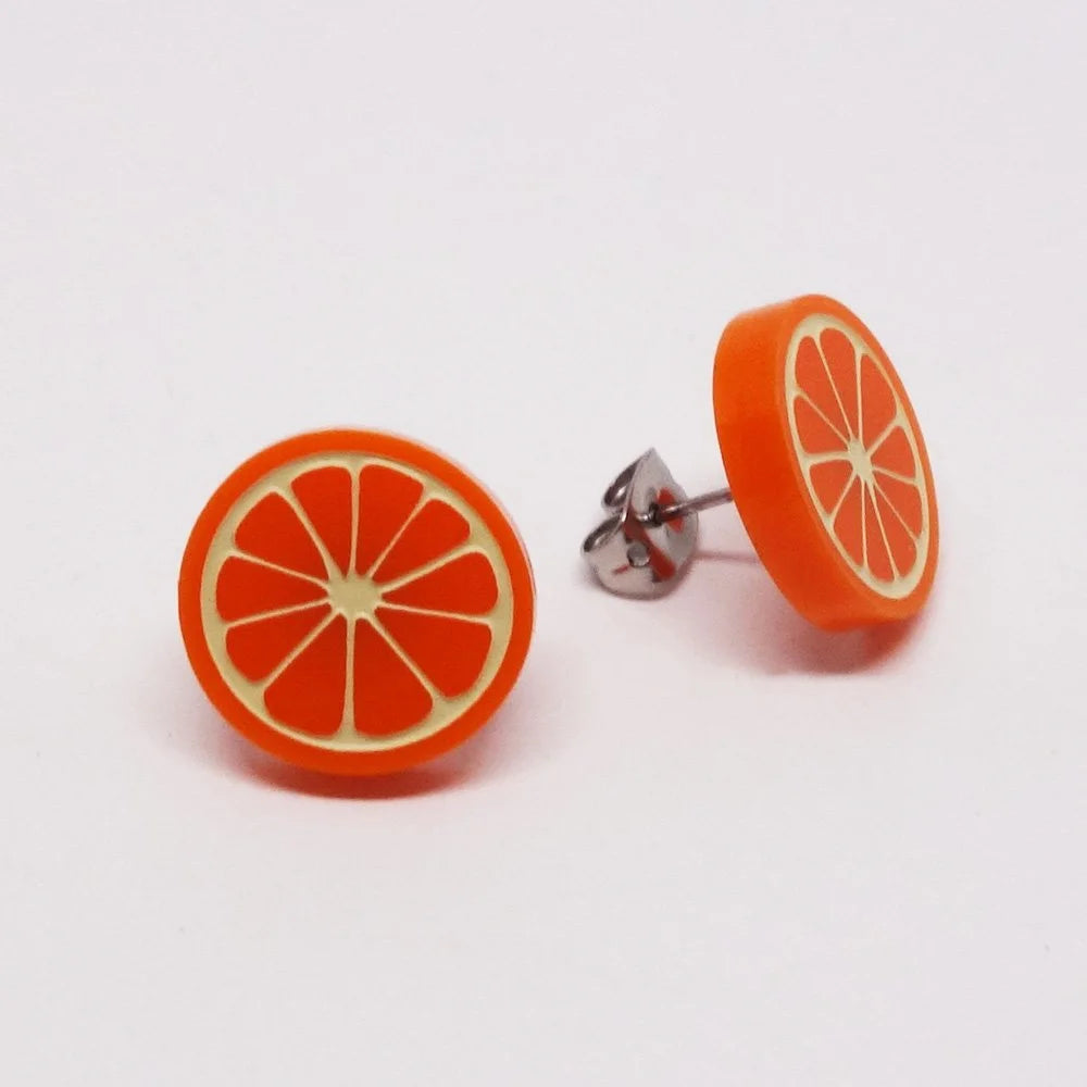 Boucles d'oreilles Orange| Lili0374| Créations Lilipop