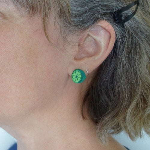 Boucle d'oreille Lime | Lili1142 | Créations Lilipop