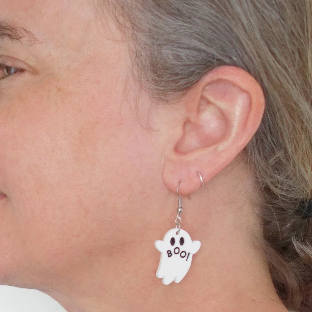 Boucle d'oreille pendante Fantôme | Lili1147 | Créations Lilipop
