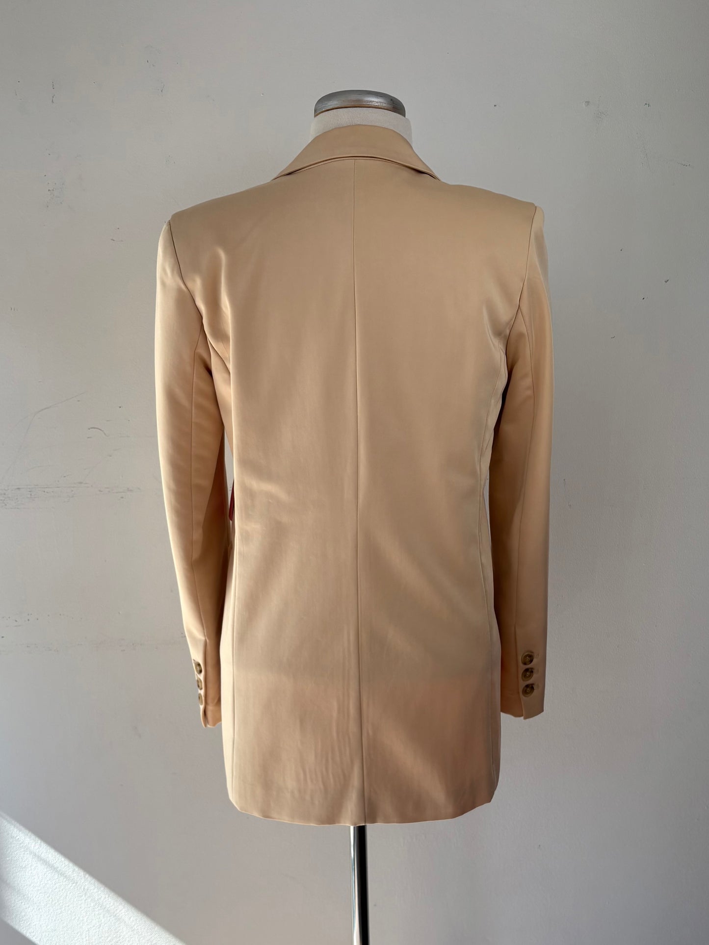 Veston beige jaune | FTHI-48 (Taille 34 fait grand)