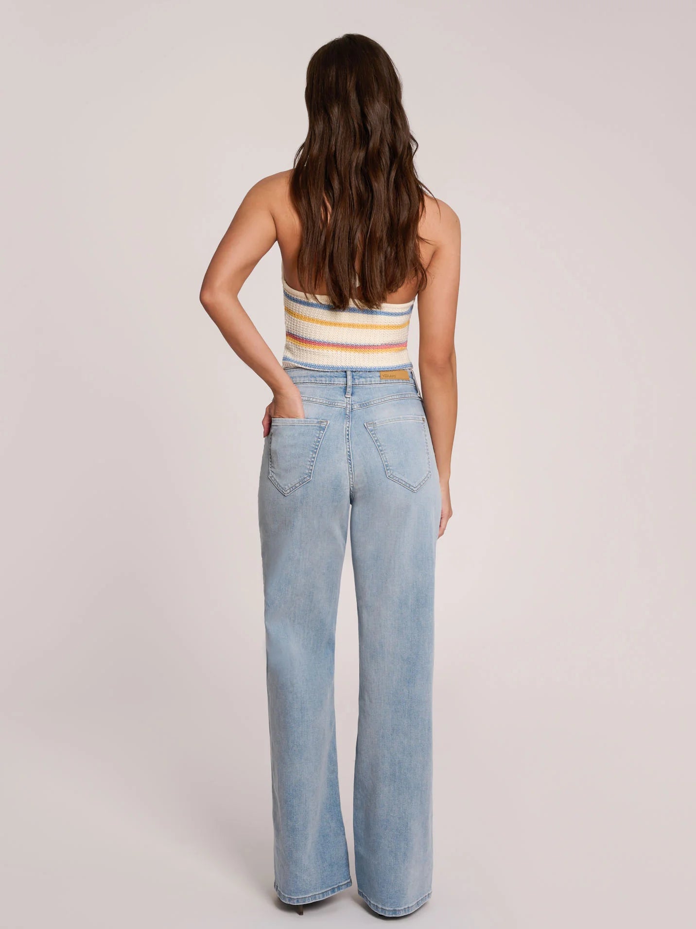 Jeans larges bleu pâle| 2723 Begonia| Yoga Jeans