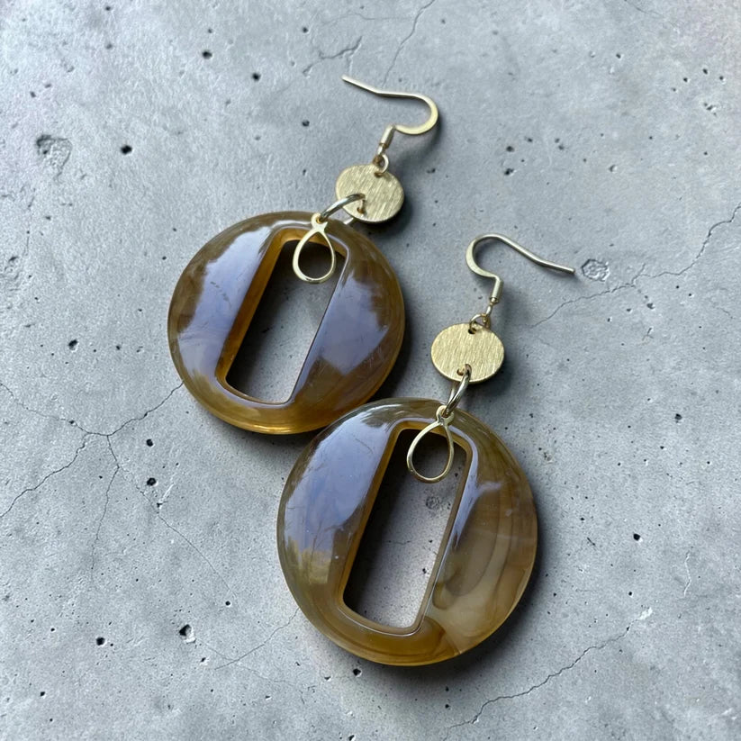 Boucle d'oreilles | La boucle ouverte | MF-97 | M Fantaisies
