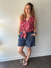 Charger l'image dans la galerie, Chemisier sans manche noué| Suzane (Pinkmuchacha)