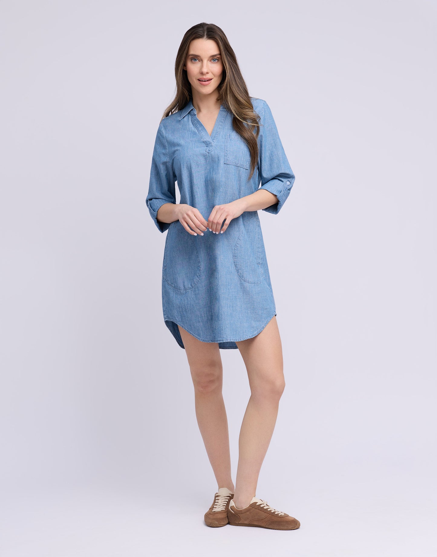 Robe style chemise en coton| 2909 Ava| Yoga Jeans