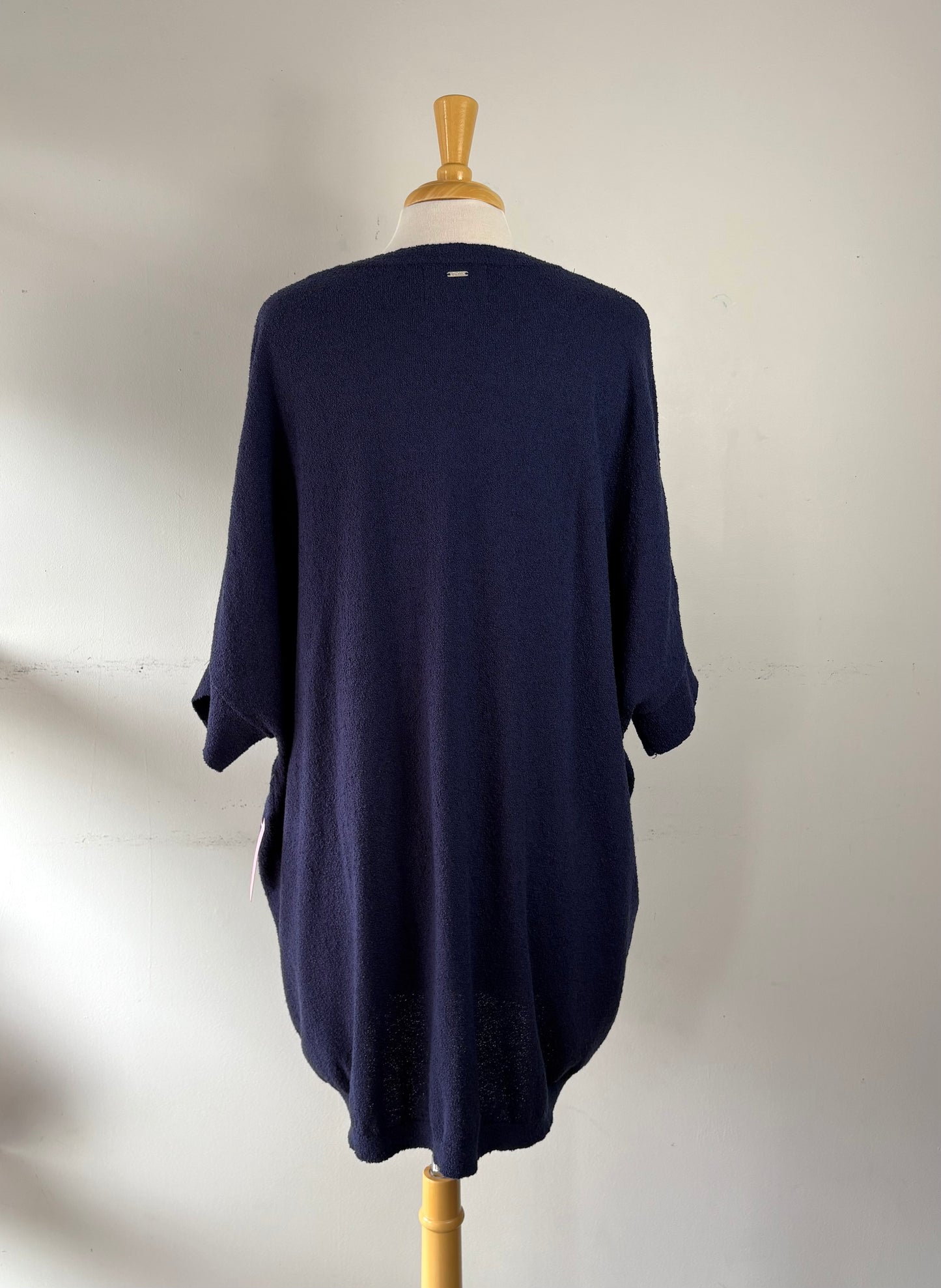 Tunique marine, manche raglan courte | ASIM-158 (XL)