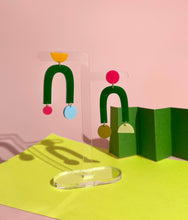 Charger l'image dans la galerie, Boucles d'oreilles collage