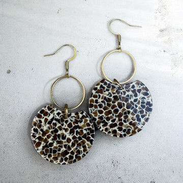 Boucle d'oreilles Grande boucle Léo | MF-743 | M Fantaisies