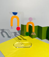 Charger l'image dans la galerie, Boucles d'oreilles collage