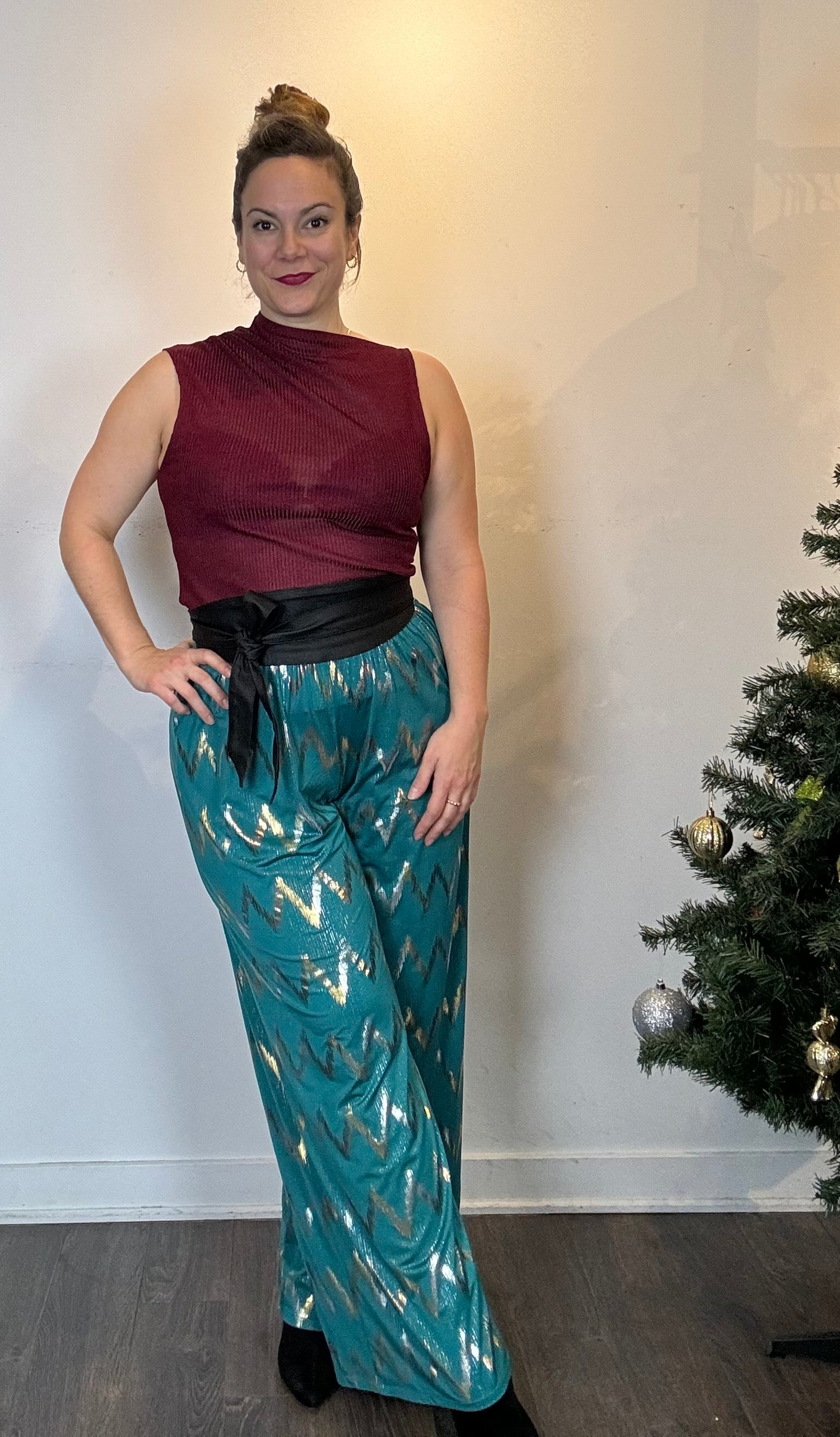 Haut sans manche, encolure asymétrique | Gabrielle (Pinkmuchacha)