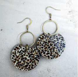 Boucle d'oreilles Grande boucle Léo | MF-743 | M Fantaisies
