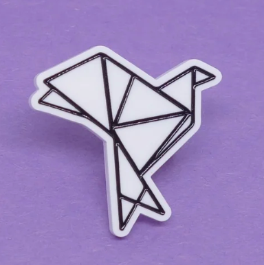 Epinglette Origami oiseau | Lili0764