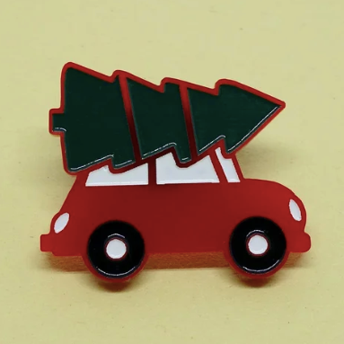 Epinglette Voiture sapin | Lili0964