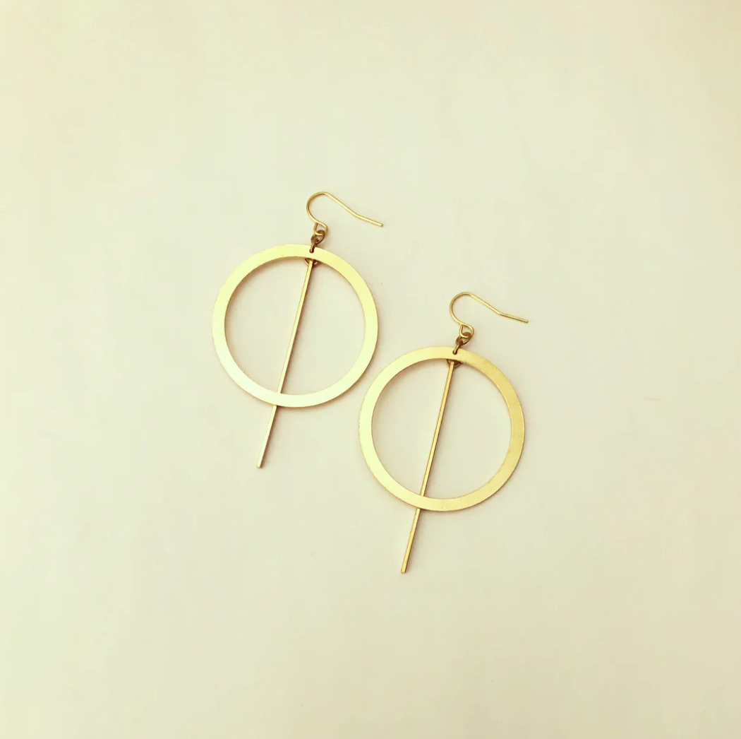 Boucles d'oreilles laiton | Drue