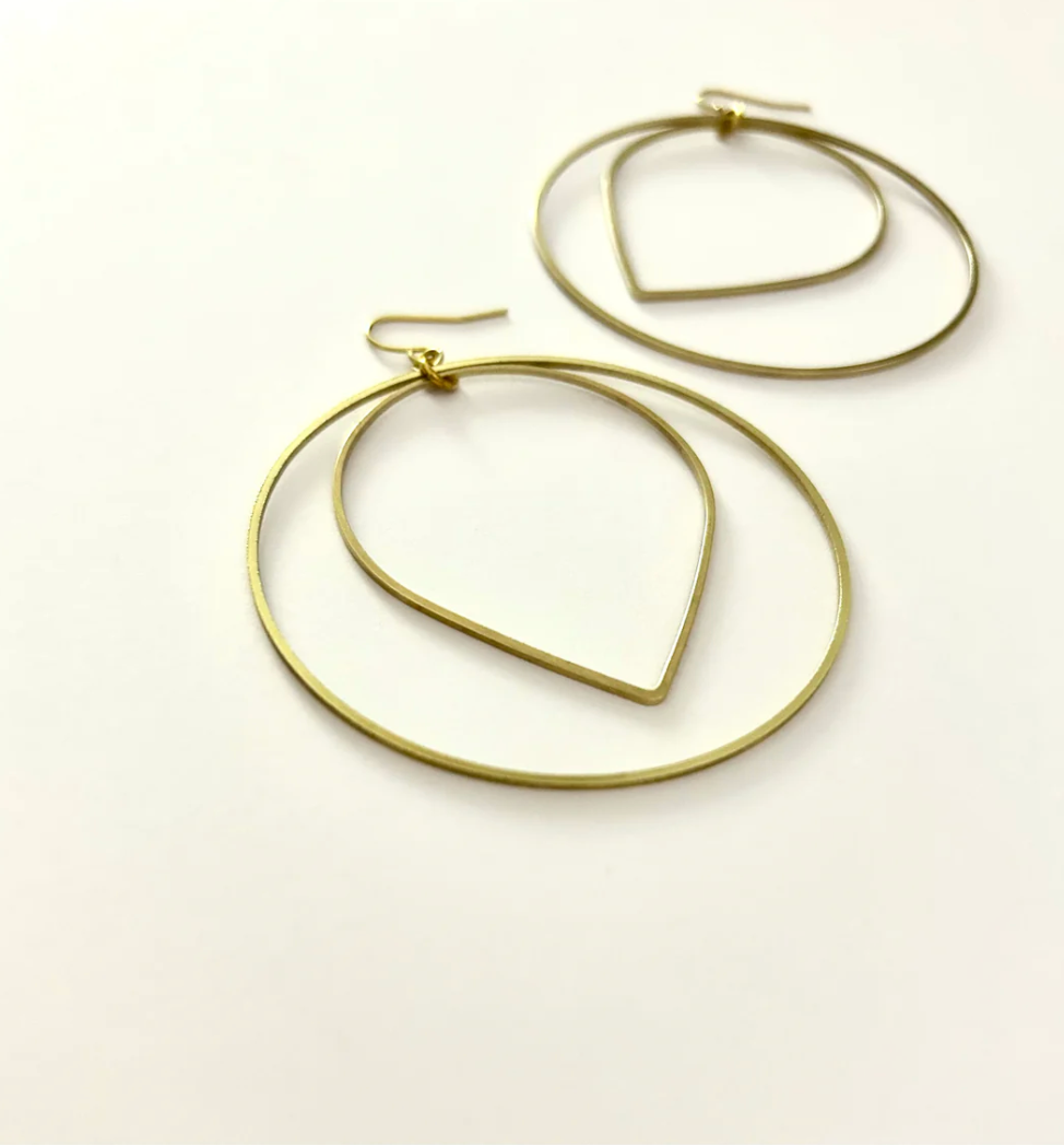 Boucles d'oreilles laiton | Rizzi