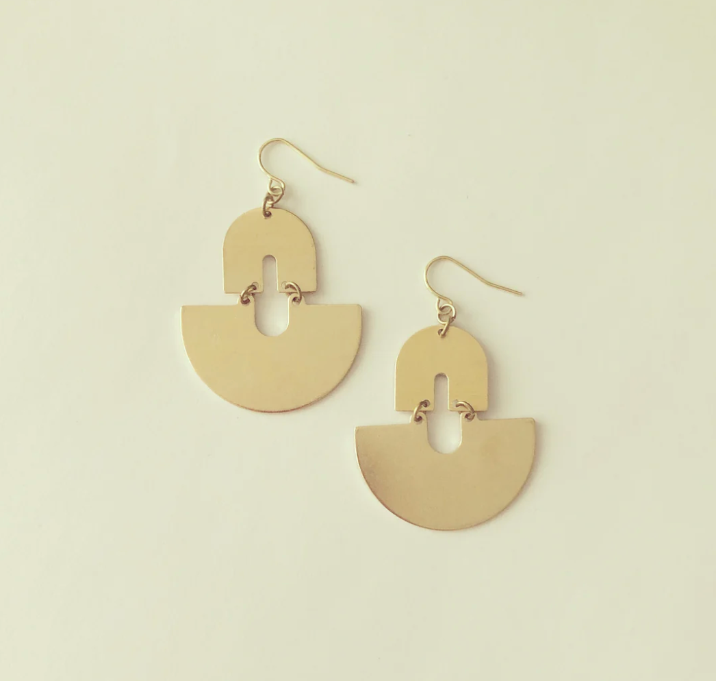 Boucles d'oreilles laiton | Suge
