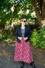 Charger l'image dans la galerie, Jupe midi, taille élastique avec poches | Arielle (Pinkmuchacha)