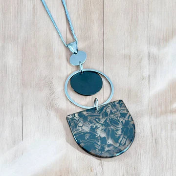 Collier noir et gris | MF-1170 | M Fantaisies