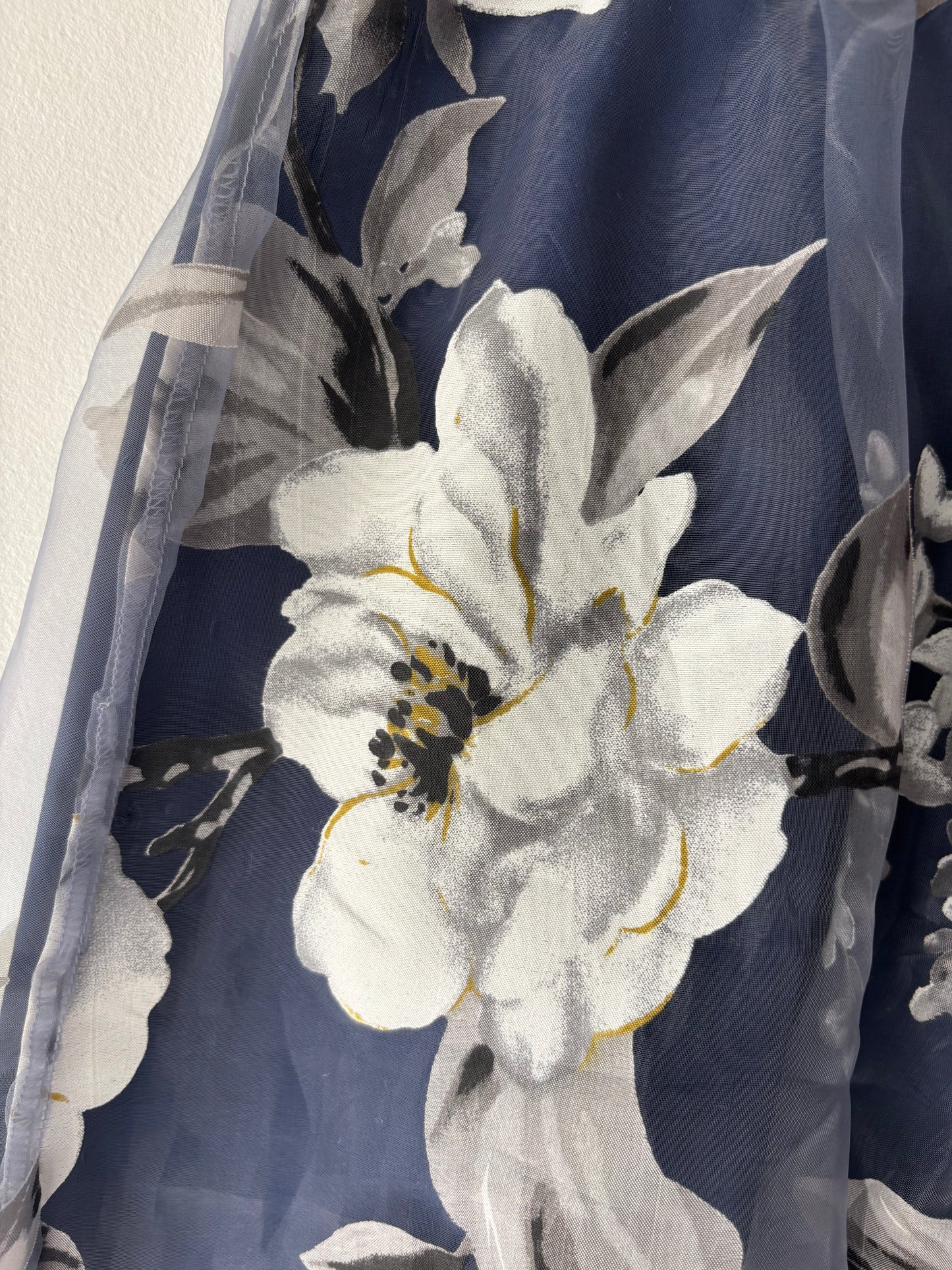 Jupe organza fleurs | AMER-01 (M)