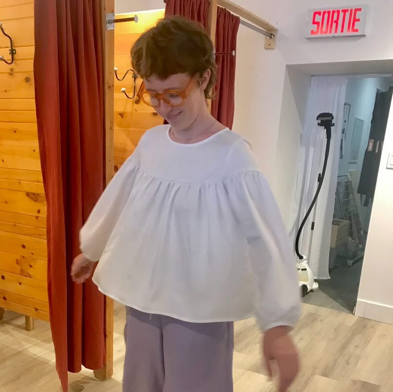 Haut à fronces | F22-14 | Maillagogo