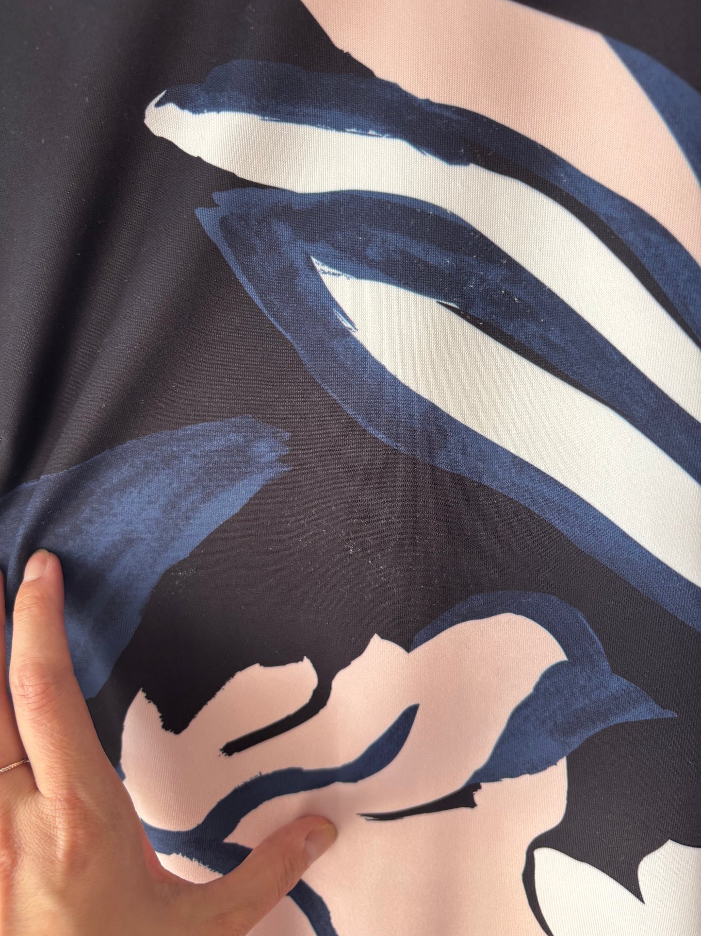 Robe bleue/blanche/rouge motif, pas manche | VLAC-86 (XL)