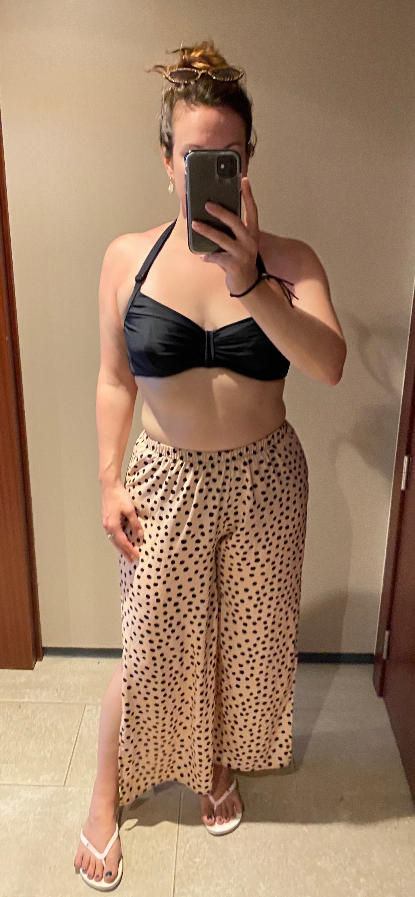 Pantalon large avec fente XXS | Anguilla (Pinkmuchacha)