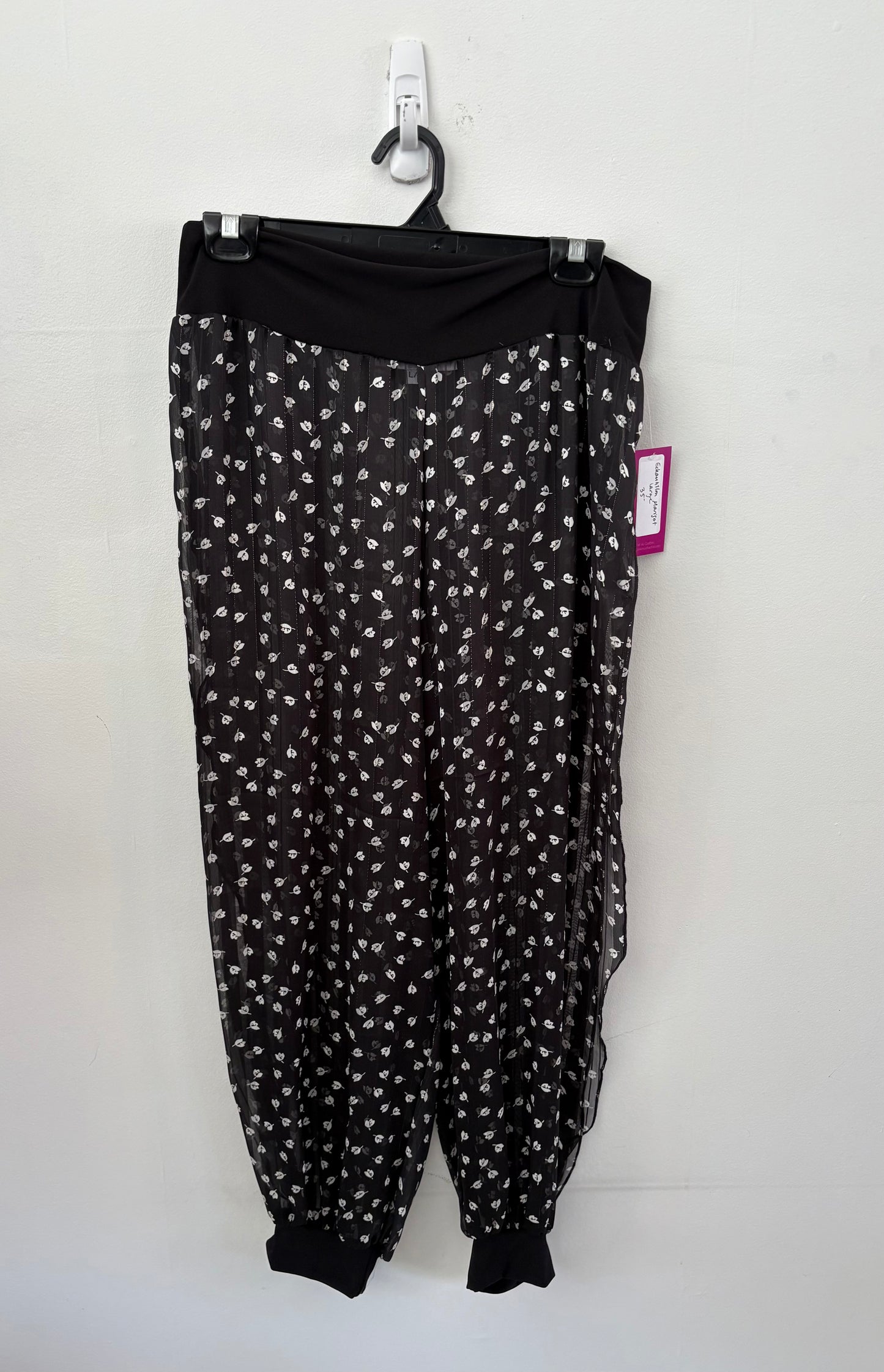 Echantillon pantalon Marigot noir/blanc| Pinkmuchacha | (L)