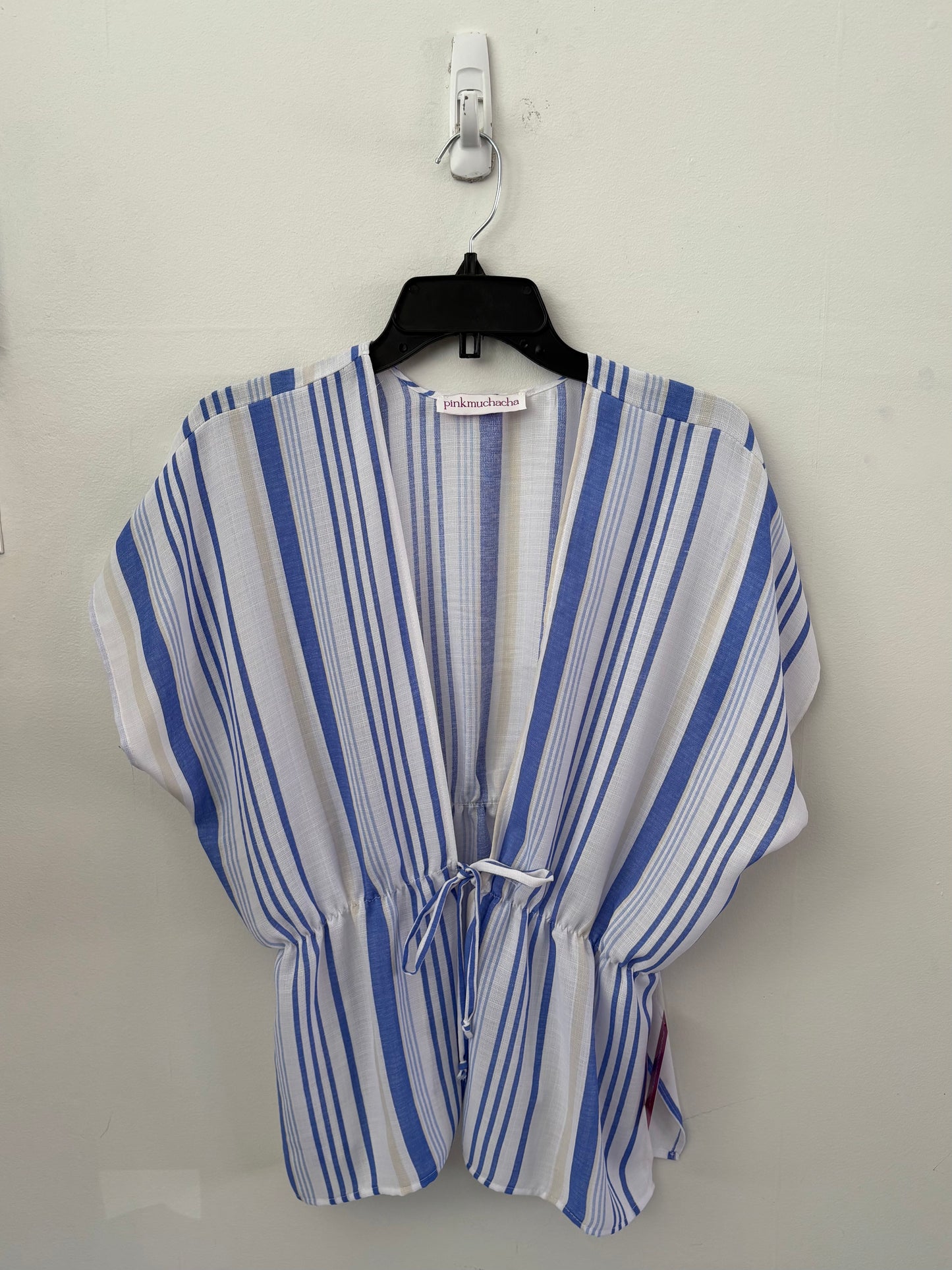 Echantillon kimono court rayé lavande/blanc | Pinkmuchacha | (O/S)