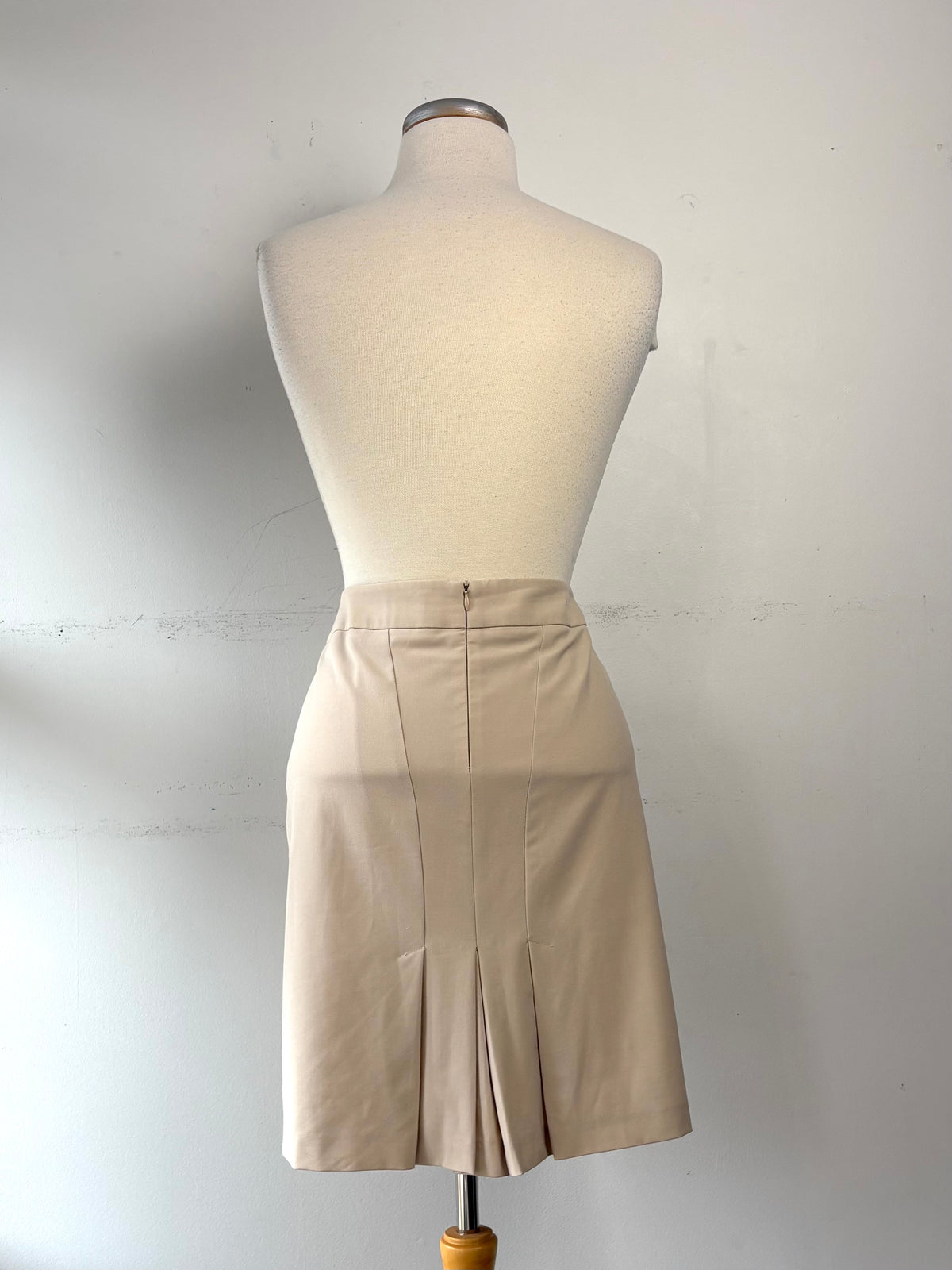 Jupe beige, fermeture éclair | MNDUH-123 (10 ans)