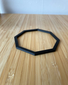 Bracelet Hexagone 3D Mince