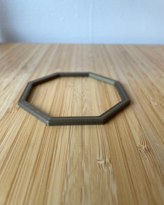 Bracelet Hexagone 3D Mince