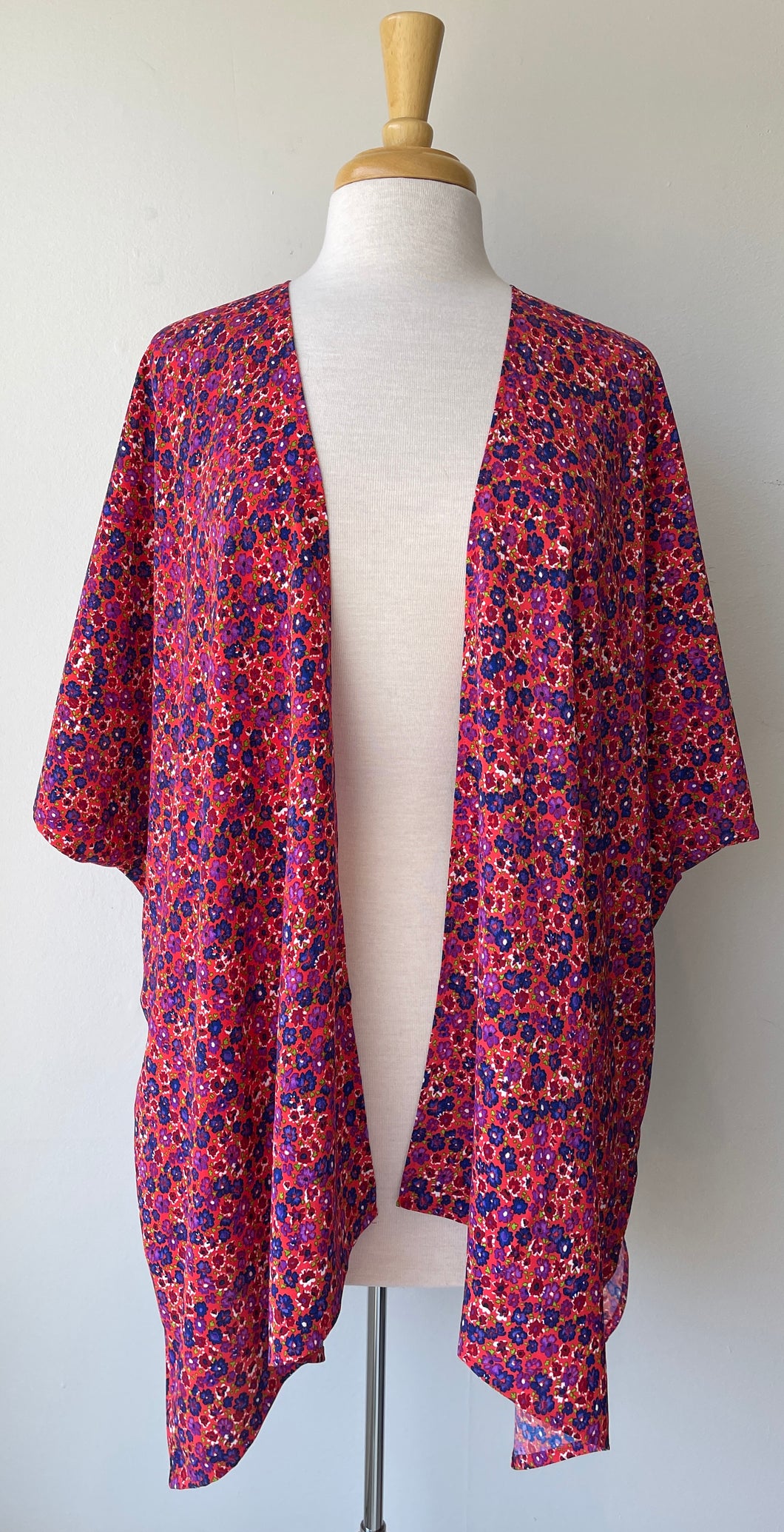 Kimono Rouge corail (Pinkmuchacha)