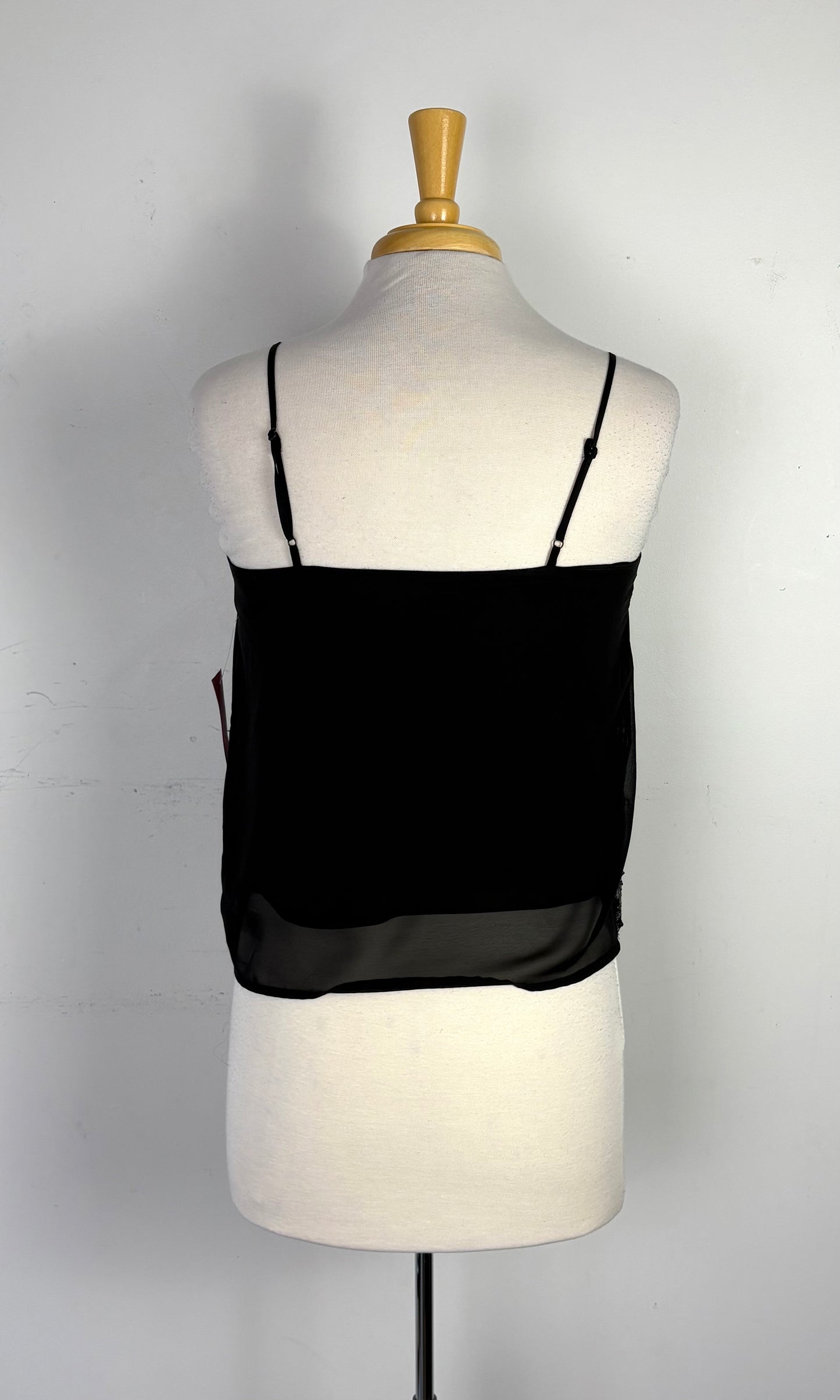 Camisole noire paillettes au bas | MNDUH-53 (S)