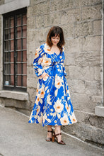 Charger l'image dans la galerie, Robe longue, encolure "V" et manches longues | Clara (Pinkmuchacha)