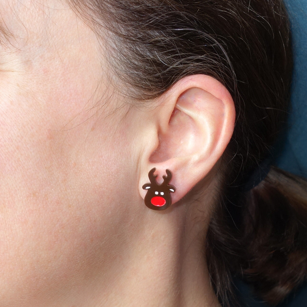 Boucles d'oreilles Nez rouge | Lili0489 | Créations Lilipop