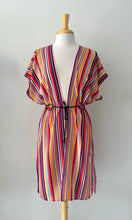 Charger l'image dans la galerie, Kimono Rayé Fluo avec cordon | Lolita (Pinkmuchacha)