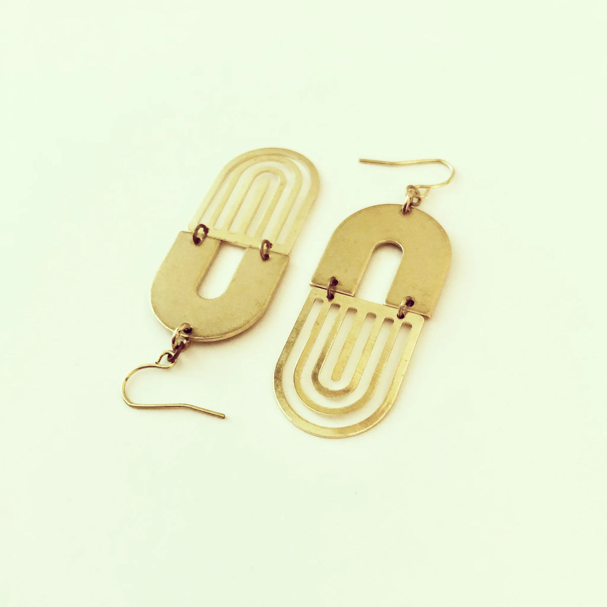 Boucles d'oreilles laiton | Vogg| Darlings of Denmark