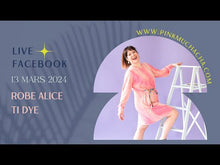 Charger et lire la vidéo dans la visionneuse de la Galerie, Robe tie dye manches longues | Alice (Pinkmuchacha)