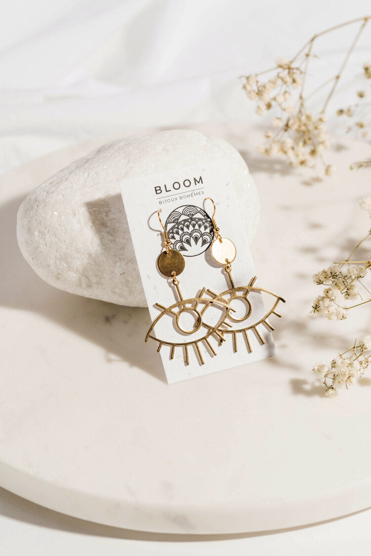 Boucles d'oreilles Mothra