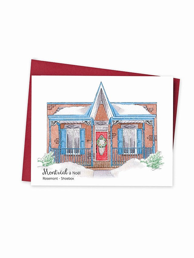 Carte Montréal (Noël)