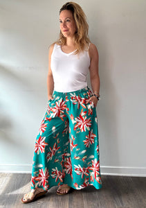 Jupe culotte fleurie | Litchi (Pinkmuchacha)