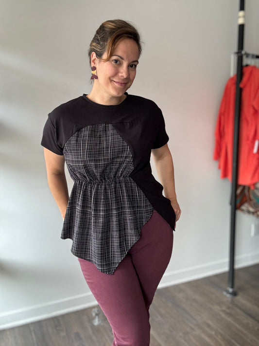 Haut manches courtes, empiècement au devant | SoHo (Pinkmuchacha)