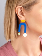 Charger l&#39;image dans la galerie, Boucles d&#39;oreilles collage
