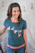 Charger l&#39;image dans la galerie, Chandail patchwork | Trinité teal (Elfik)
