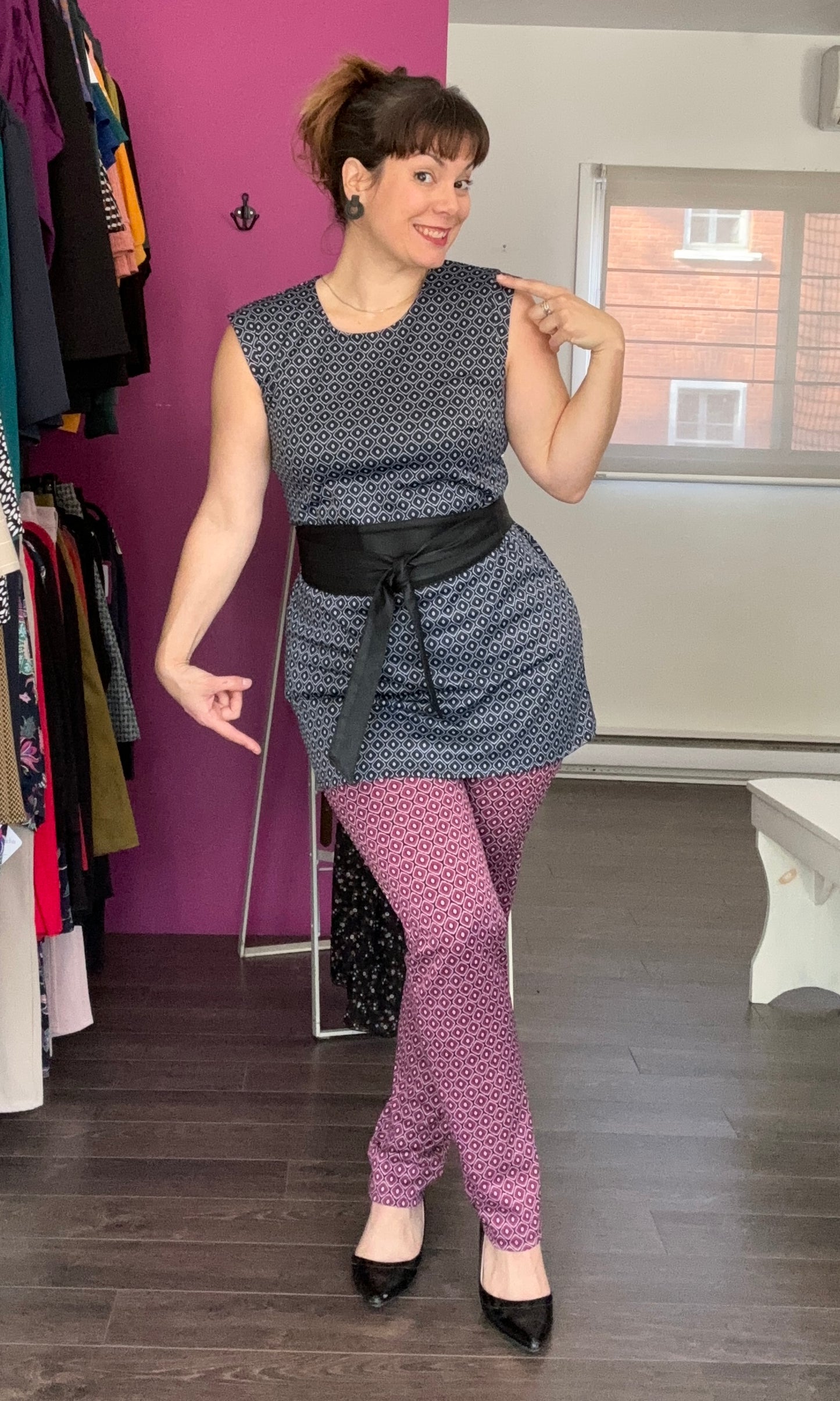 Tunique extensible avec petites manches | Jolaine (Pinkmuchacha)