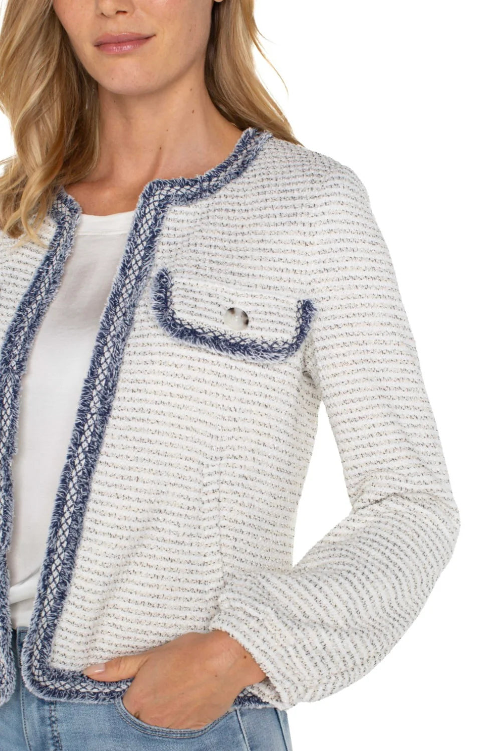 Veston style Chanel| LM1B46UQ21 |Liverpool