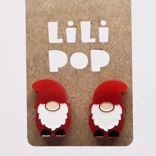 Boucles d'oreilles Gnome | Lili0959 |Créations Lilipop